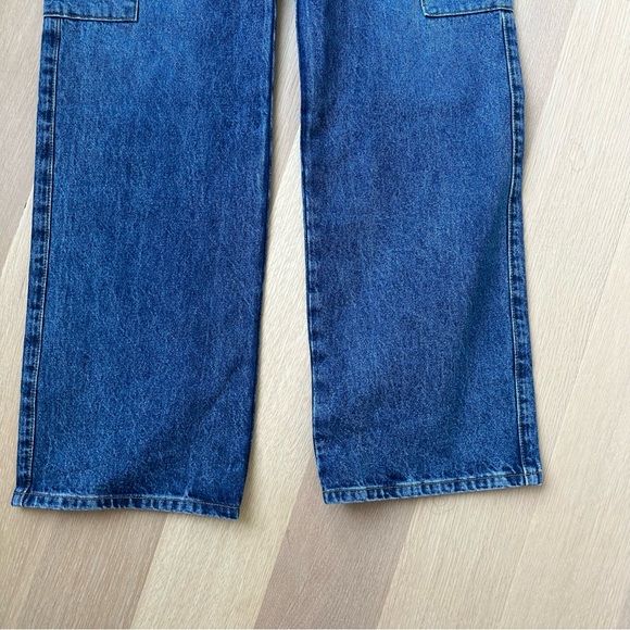 GRLFRND Elyse Trouser Cargo Jean in Crissy Field, Size 24. - Picture 4 of 12